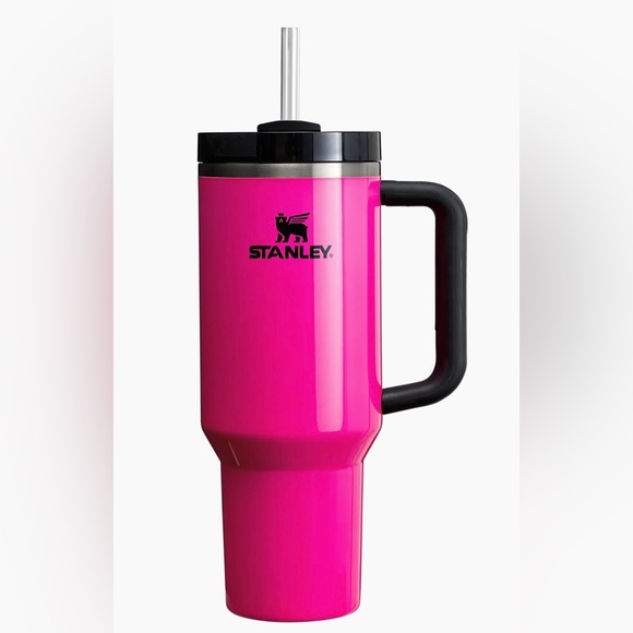 Stanley Other - NIB Stanley Quencher H2.0 FlowState Tumbler Neon Pink & Black Color 40oz